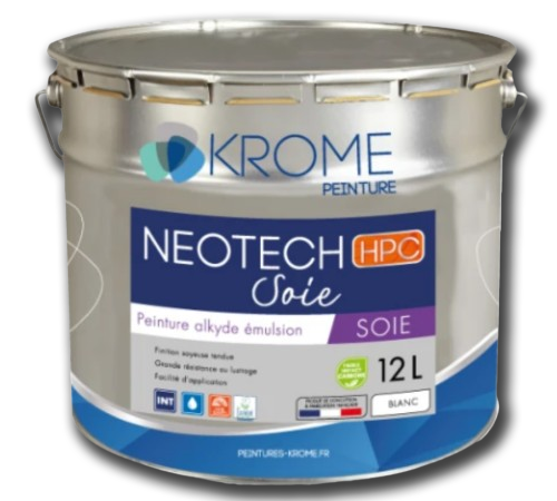 peinture krome soie